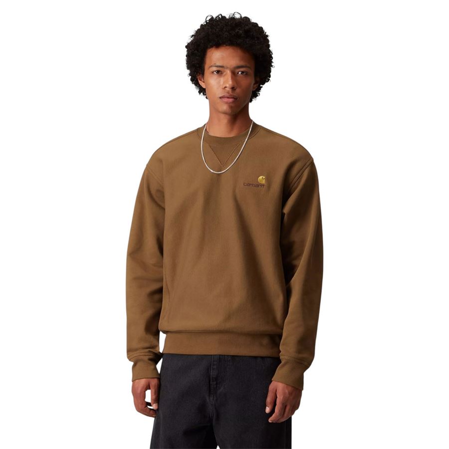 American Script Sweatshirt felpa da uomo Carhartt WIP | I025475HZXX